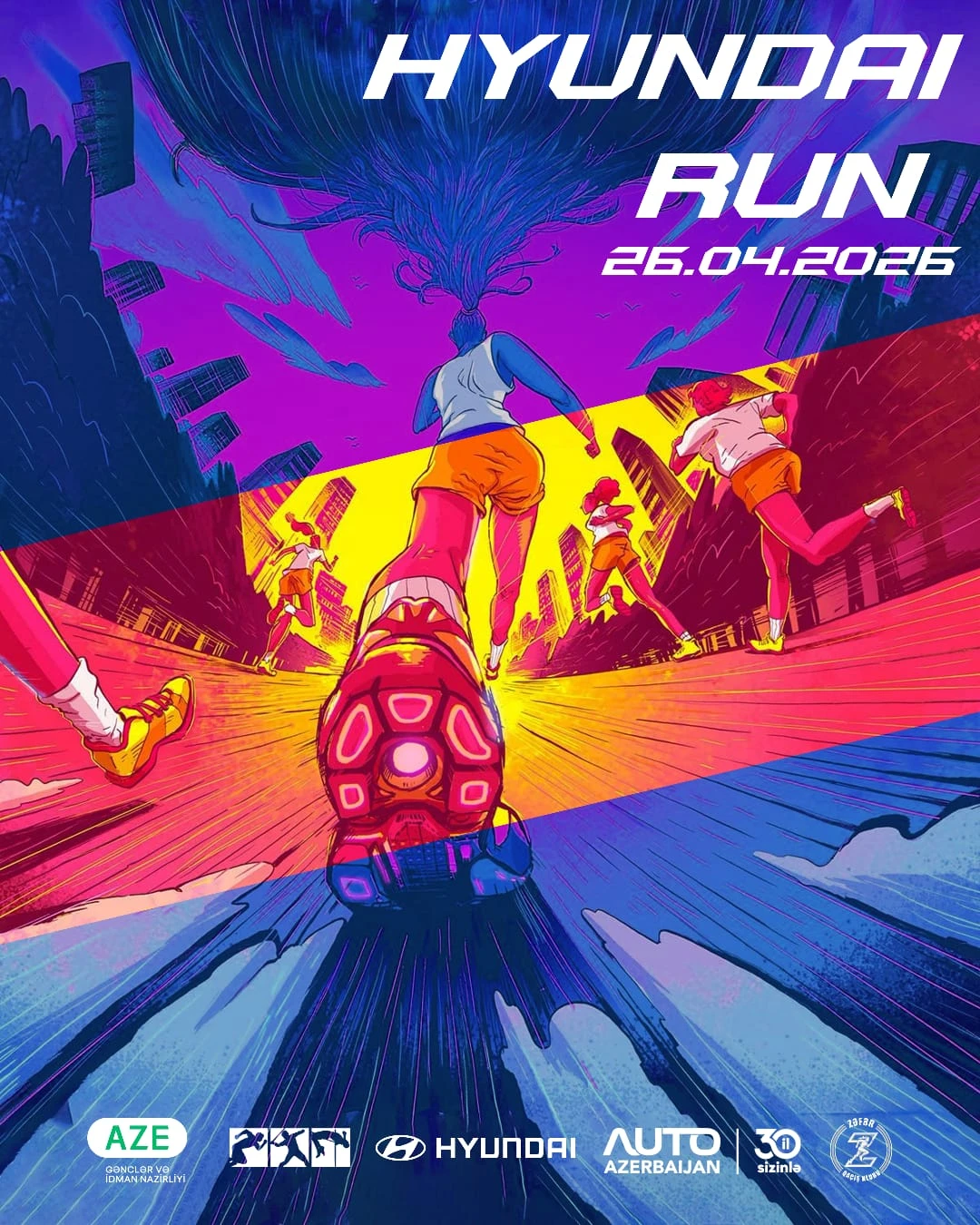 Nəticələr "PARLAQ GƏLƏCƏK NAMİNƏ" - HYUNDAI RUN 2026