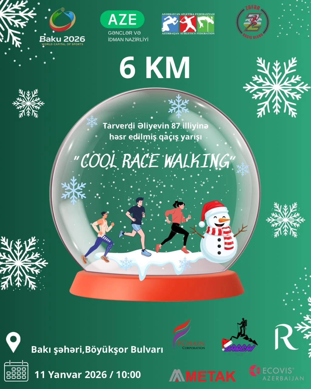 "COOL RACE WALKING"  İDMAN YERİŞİ 6 KM